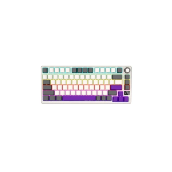 Игровая клавиатура Lorgar KBP7075W Toxic Purple ENG WL/RT/USB Beige (LRG-KBP7075W-RT-US)