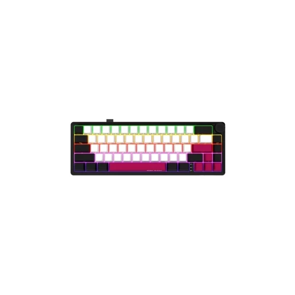 Игровая клавиатура Lorgar KBP70MW Toxic Purple ENG WL/RT/USB Black/Red (LRG-KBP70MW-BK-US)
