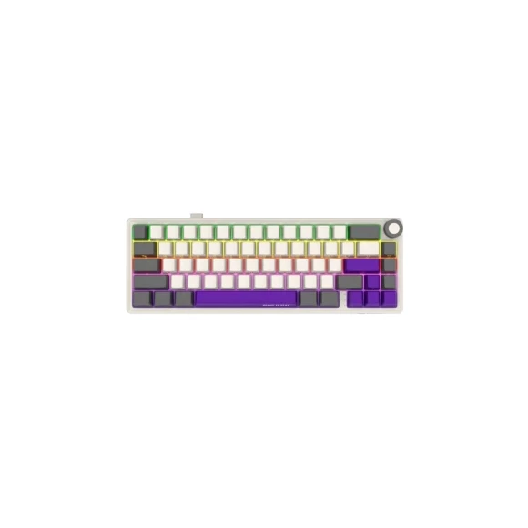 Игровая клавиатура Lorgar KBP70MW Toxic Purple ENG WL/RT/USB Beige (LRG-KBP70MW-RT-US)
