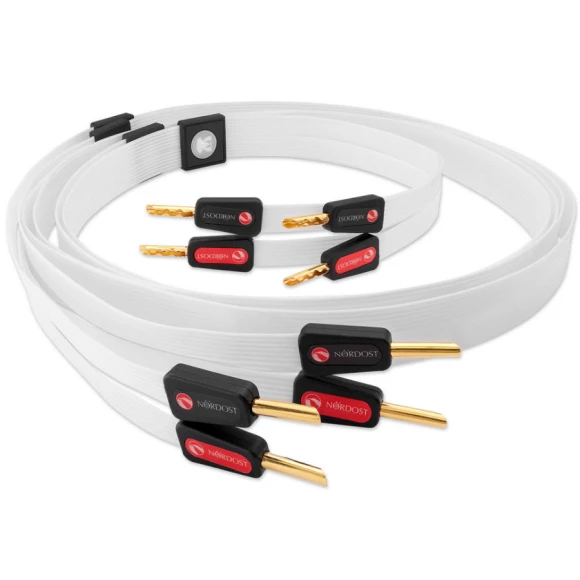 Акустический кабель Nordost White Lightning 3 2x2.5m is terminated with low-mass Z plugs