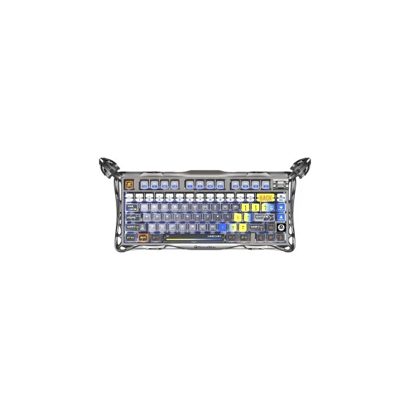 Игровая клавиатура GravaStar Mercury K1 Pro 80keys GravaStar x Kailh Speedy Mint BT/WL/USB RGB CyberFlare