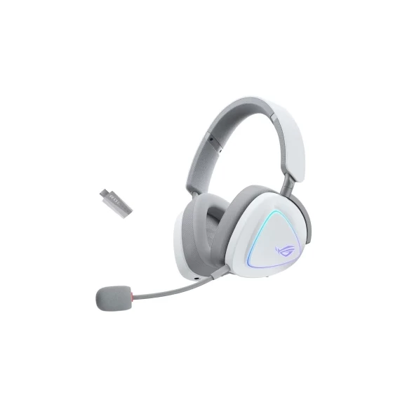 Игровая гарнитура Asus ROG Delta II Moonlight White (90YH03W0-BHUA10)