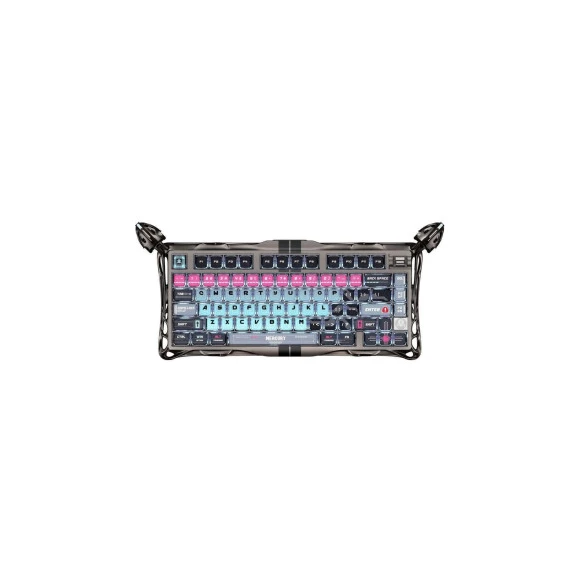 Игровая клавиатура GravaStar Mercury V75 Pro 80key GravaStar x Gateron Magnetic Jade Gaming USB Cyberpunk (GSV75PRO_U_RM_EGRY)