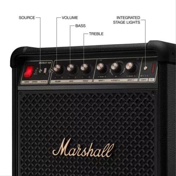 Портативная колонка Marshall Bromley 450 Black and Brass (1008199