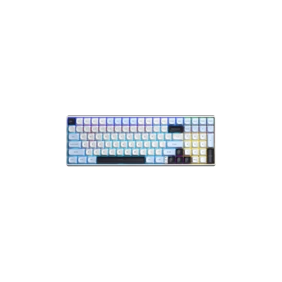 Клавіатура бездротова Aula S100pro Brown Switch White/Black (6948391205755)