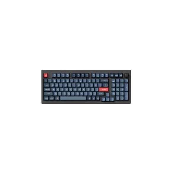 Игровая клавиатура Keychron V5 Max 100 Key RGB Hot-Swap Gateron Jupiter Banana, Black (V5M-D4-UA)
