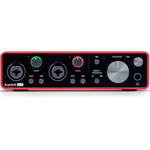 Saki　Focusrite Scarlett 2i2 3rd Gen Focusrite Scarlett 2i2 3rd gen】 купить звуковую карту в Киеве