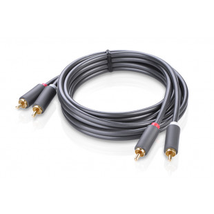 UGREEN AV104 2RCA to 2RCA Audio Cable, 1.5 m Black