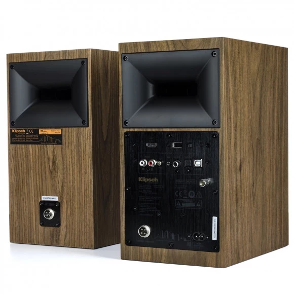 スピーカー・ウーファー Klipsch the fives Klipsch The Fives Powered Speakers Walnut купить акустику в