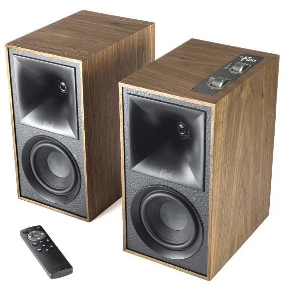 スピーカー・ウーファー Klipsch the fives Klipsch The Fives Powered Speakers Walnut купить акустику в