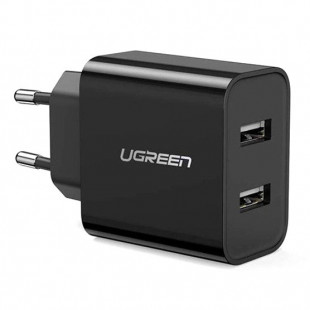 UGREEN CD104 2xUSB 15W/3.1A max Black 50876