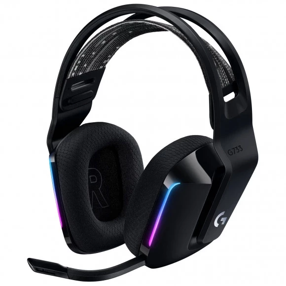 Logicool G733 LIGHTSPEED ワイヤレス RGB ゲーミン… Logitech G733 Lightspeed Wireless RGB Gaming Headset - Black