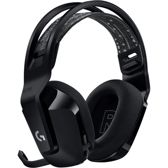 Logitech G733 Lightspeed Wireless RGB Gaming Headset - Black