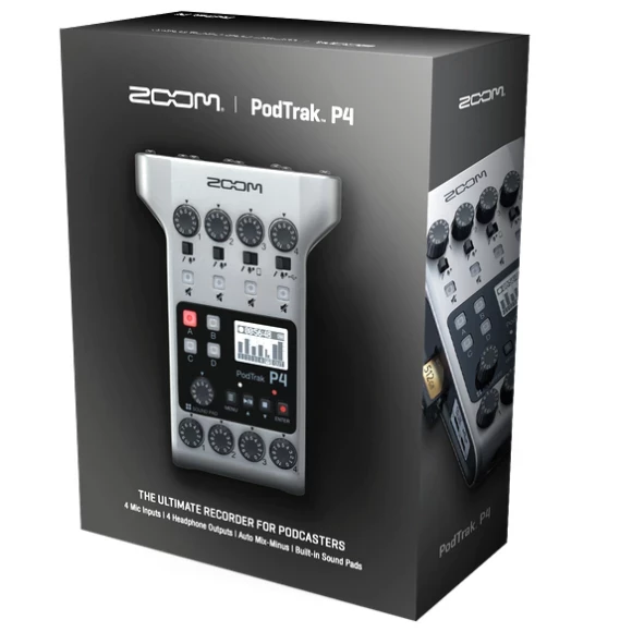 Диктофон Zoom PodTrak P4 купити, ціна, відгуки на Zoom PodTrak P4