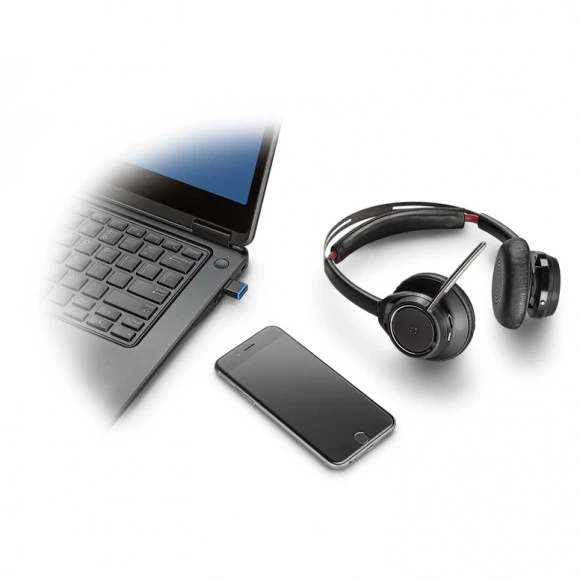 Беспроводные наушники Plantronics Voyager Focus UC B825-M No Stand