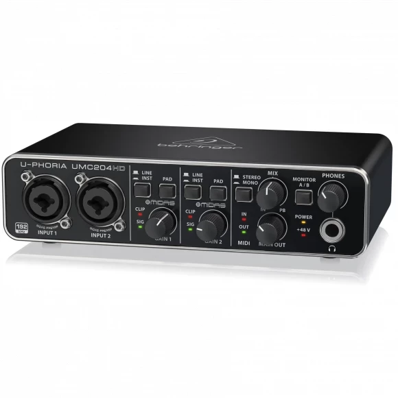 DTM・DAW behringer UMC204HD Behringer UMC204HD купить звуковую карту в Киеве, Днепре и