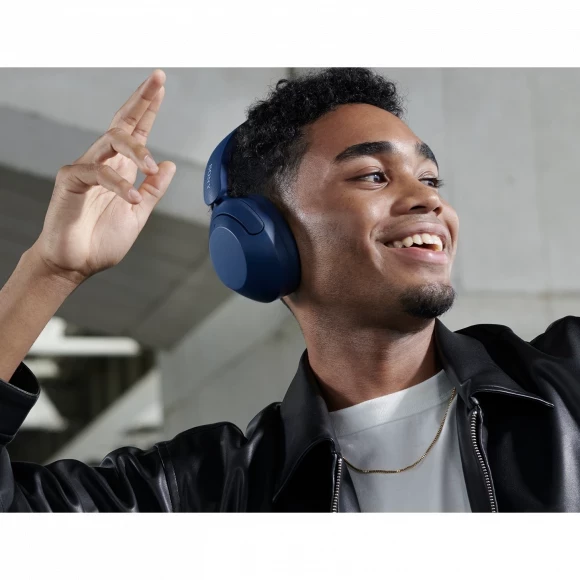 Беспроводные наушники Sony WH-XB910N Blue (WHXB910NL.CE7) - Soundmag